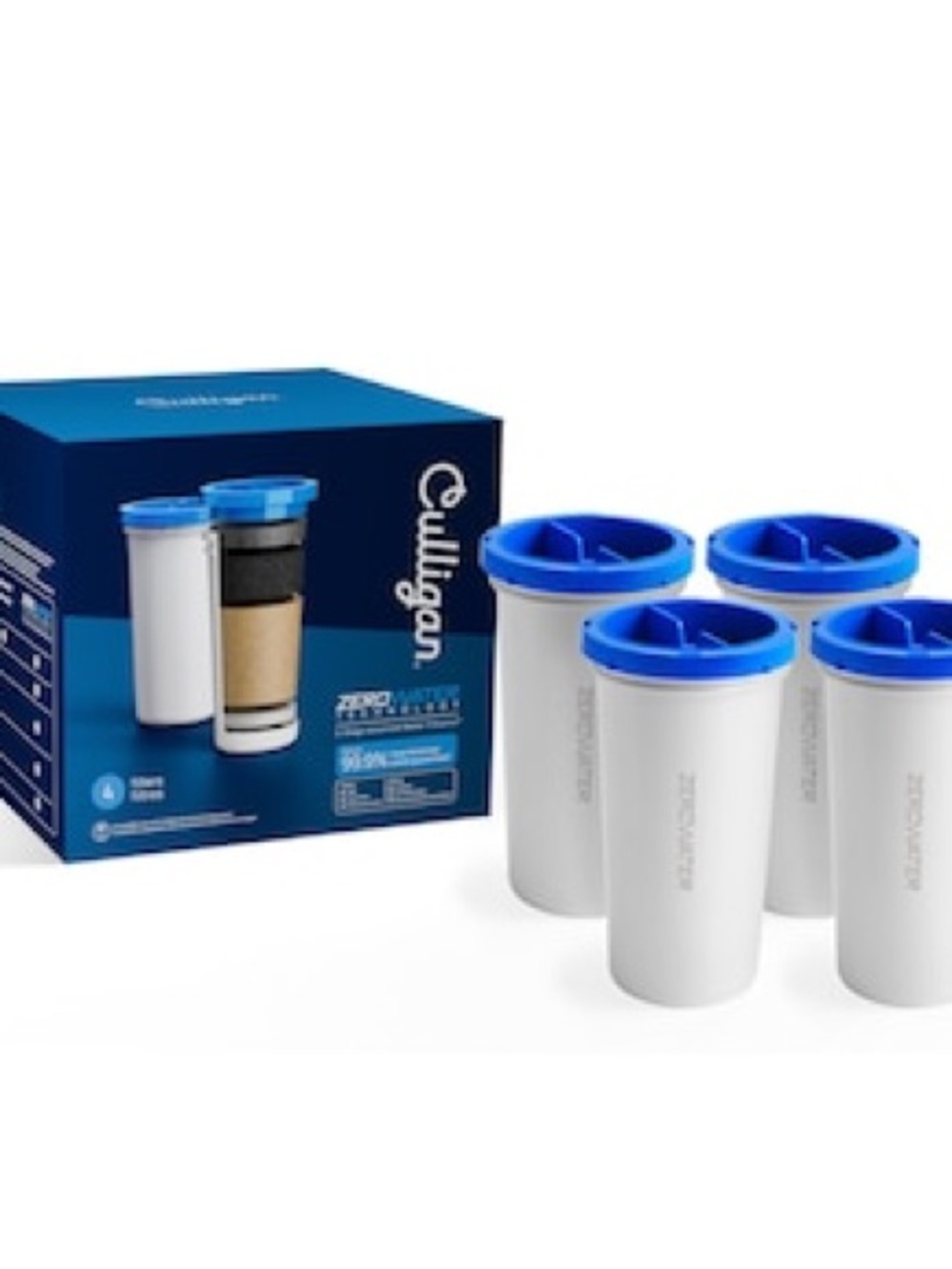 Culligan with ZeroWater 5-Stage Replacement Filter Assembly - Blue, Gray, Black,
